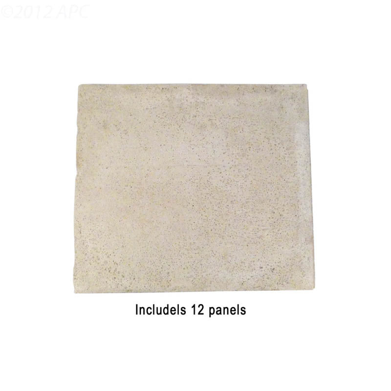 REFRACTORY KIT INCLUDES 12 PANELS