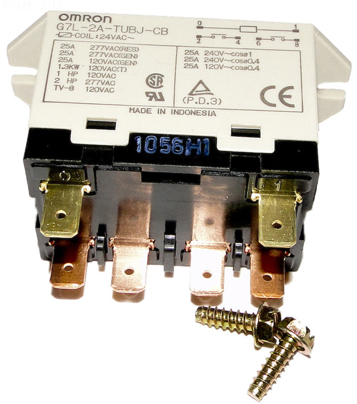 RELAY DPST 24 VAC