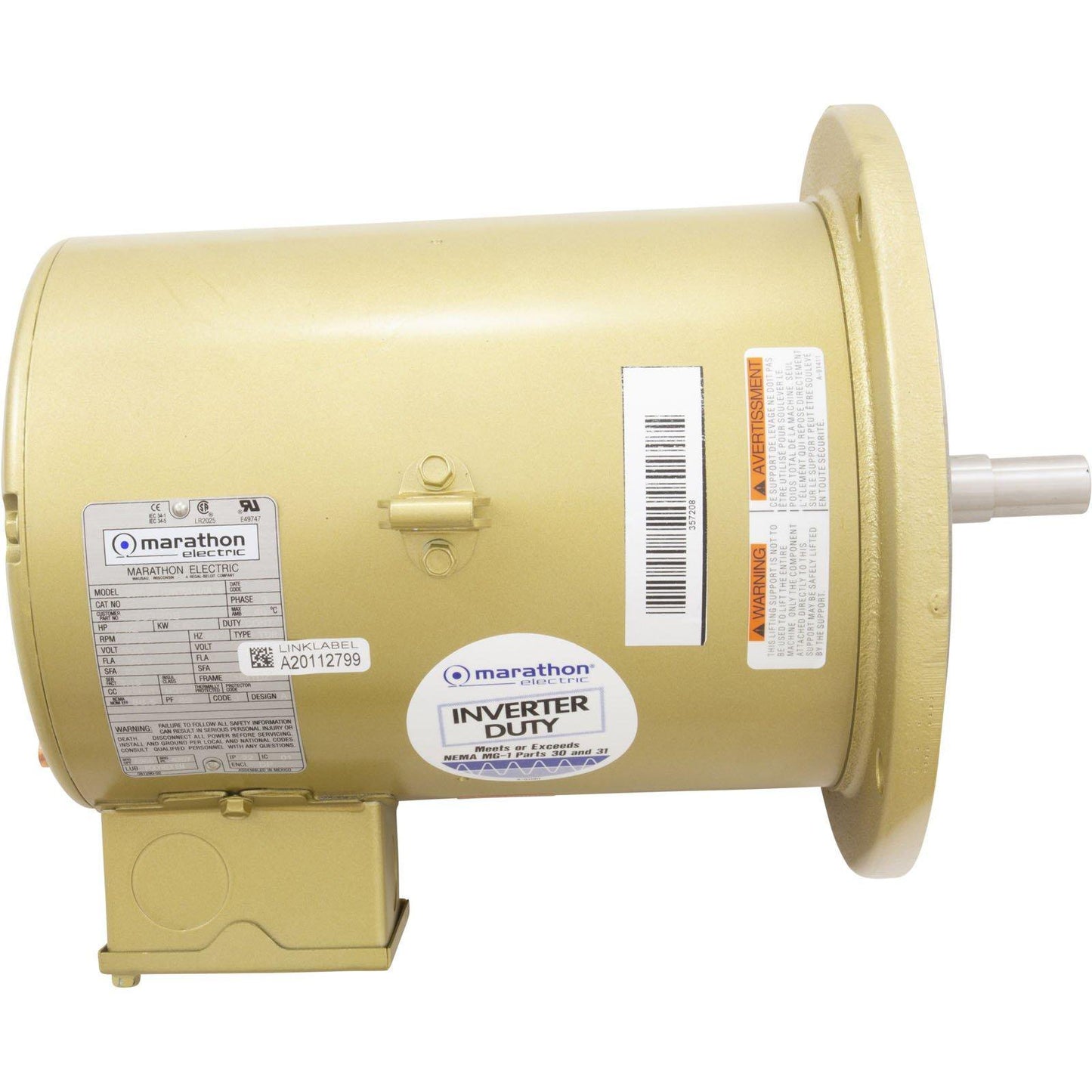 7.5Hp Pentair Mtr Pkg 7.5Hp 3Ph 200V C Pump | 357208S