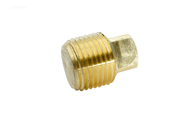 .5" MPT BRASS SQUARE HEAD PLUG