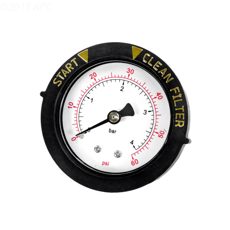 Pentair Pressure Gauge Rear Mount w/ Indicator | 190059Z