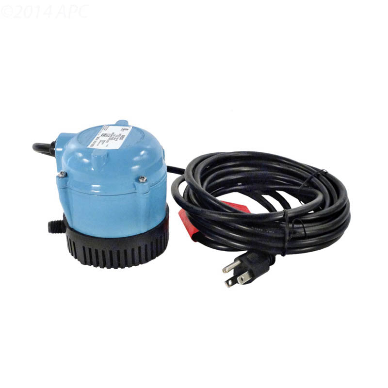 170 GPH 115V POOL COVER PUMP 18' CORD 500500 .25" MPT LITTLE GIANT