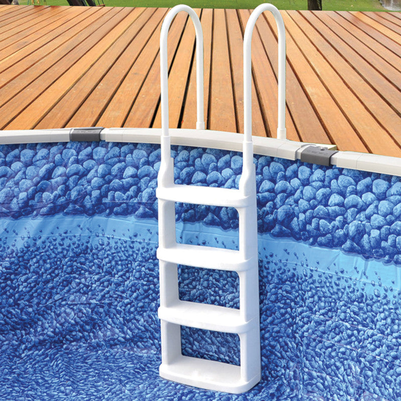 Main Access Easy Incline Deck Ladder, White | 200200