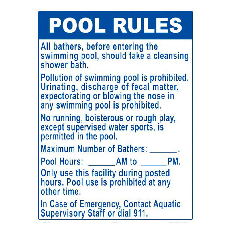 POOL RULES NY ALL SUPERVISORY LEVELS
