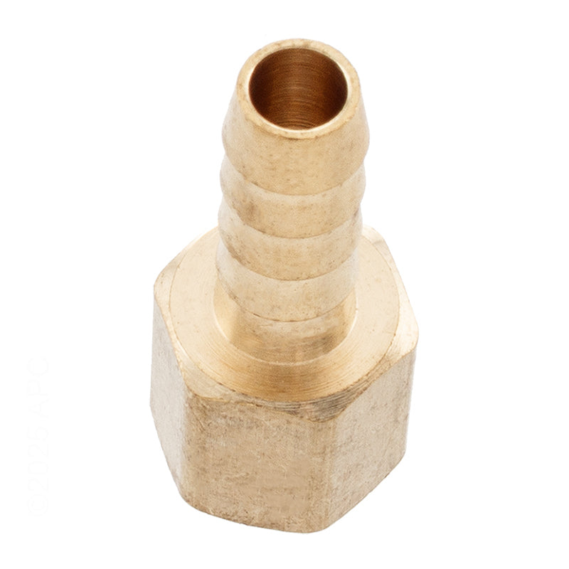 .25" BARB HOSE X 1/8" FPT BRASS FITTING