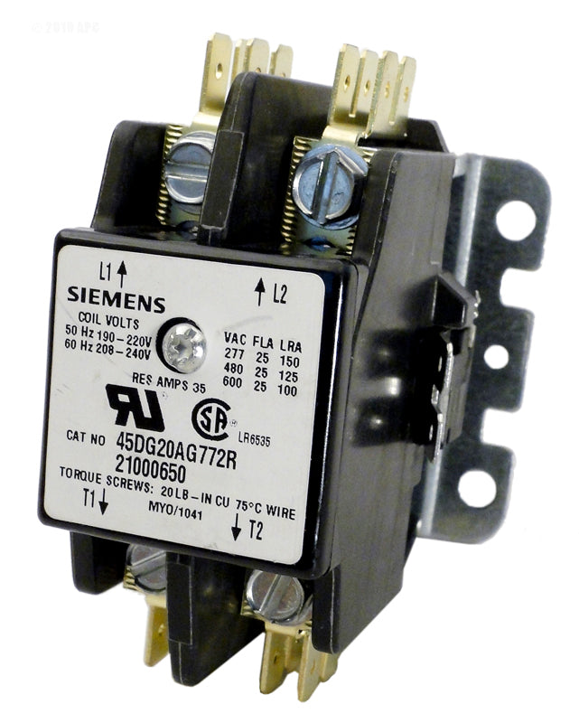 CONTACTOR, 2P, 35AMP, 240