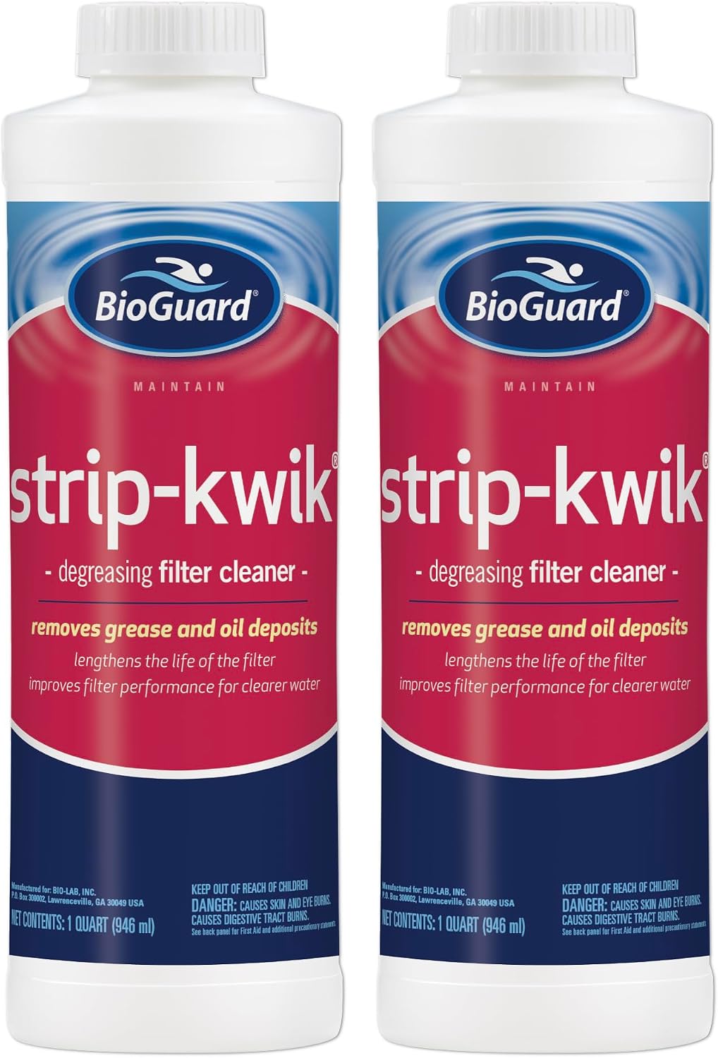 Bioguard Strip-Kwik Degreaser 32 fl oz (1 Quart)|23756BIO 2- Pack