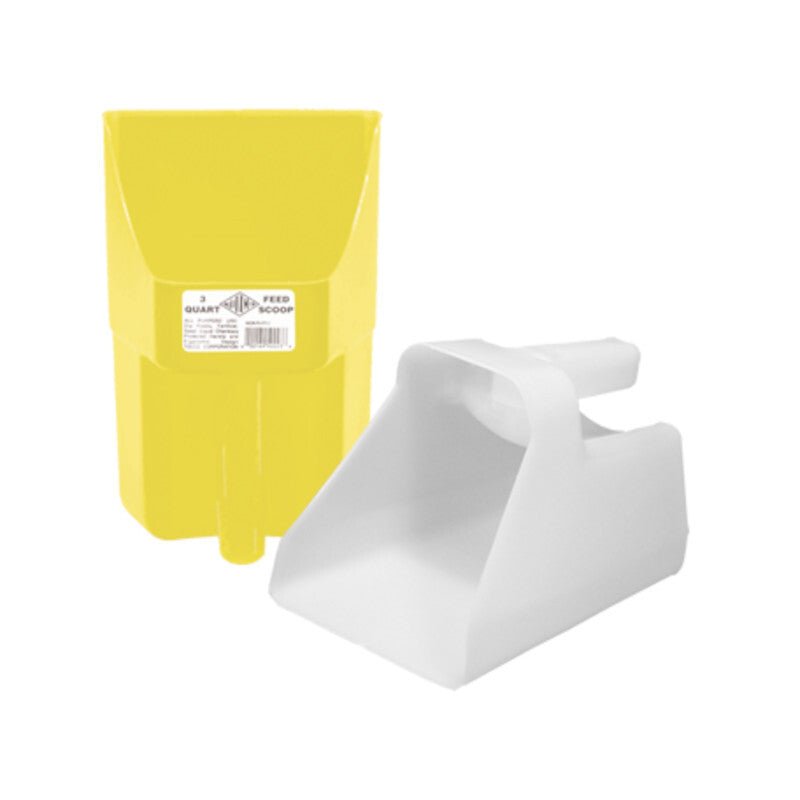 3 QUART WHITE SCOOP