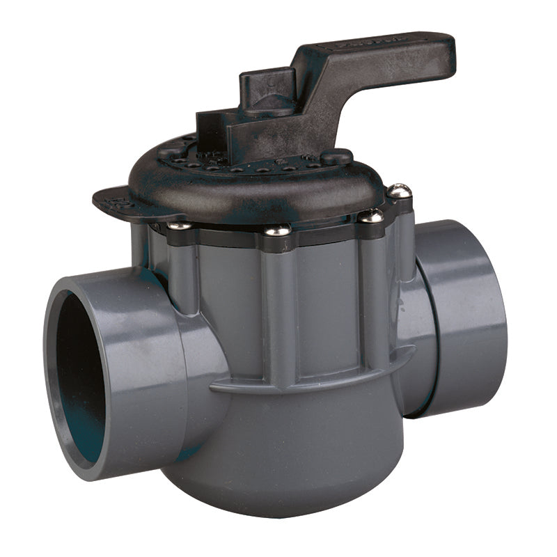 2 WAY VALVE PVC 1.5"/2"