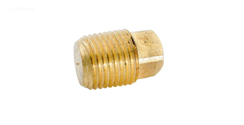 1/8" MPT BRASS SQUARE HEAD PLUG