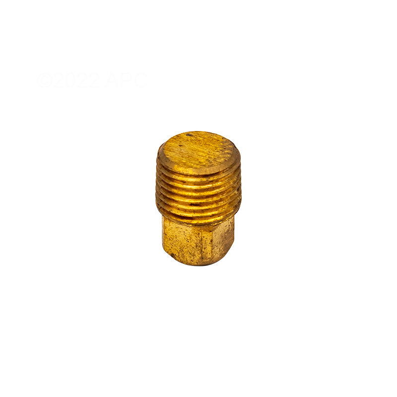 1/8" MPT BRASS SQUARE HEAD PLUG