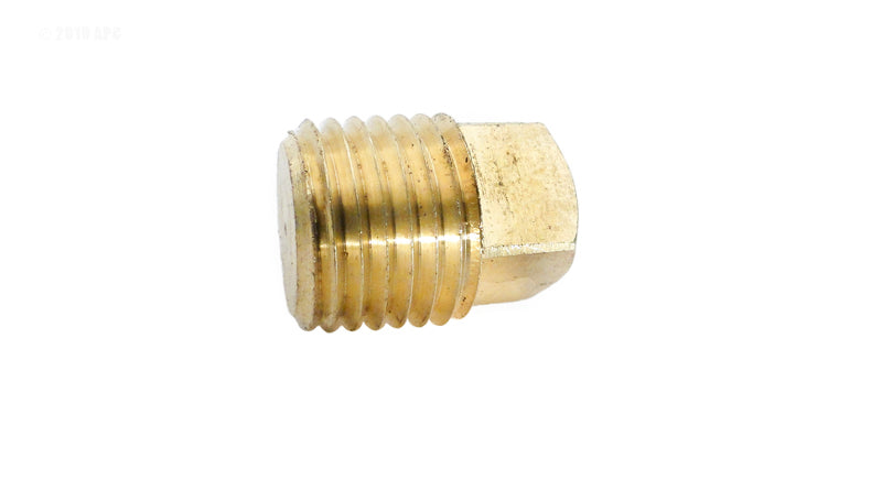 .25" MPT BRASS SQUARE HEAD PLUG