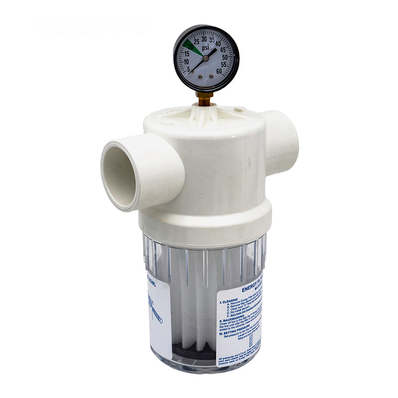 ENERGY FILTER WITH GAUGE