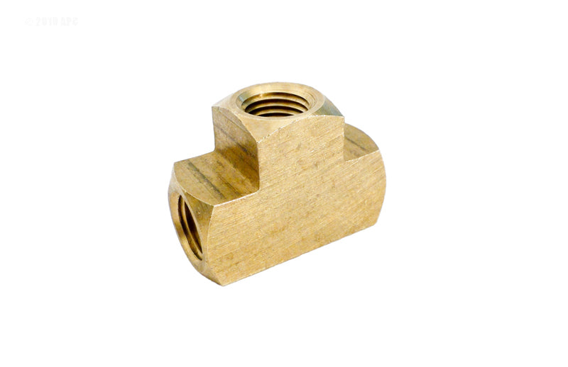 .25" FPT BRASS TEE