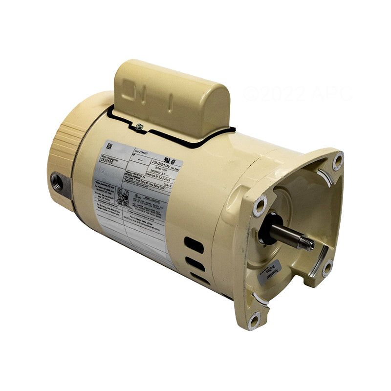Pentair 0.5 Hp F, 0.75 Hp Ur, Std., Sq. Flange. Motor | Almond | 355018S