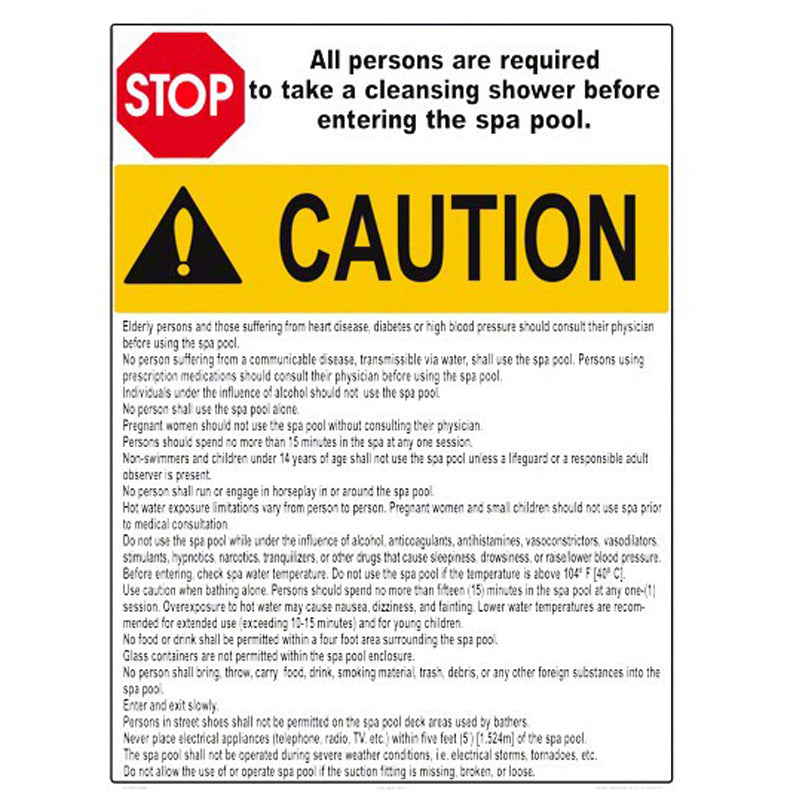CAUTION 18 X 24