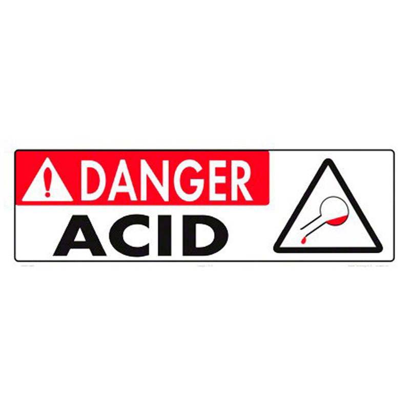 DANGER ACID SIGN