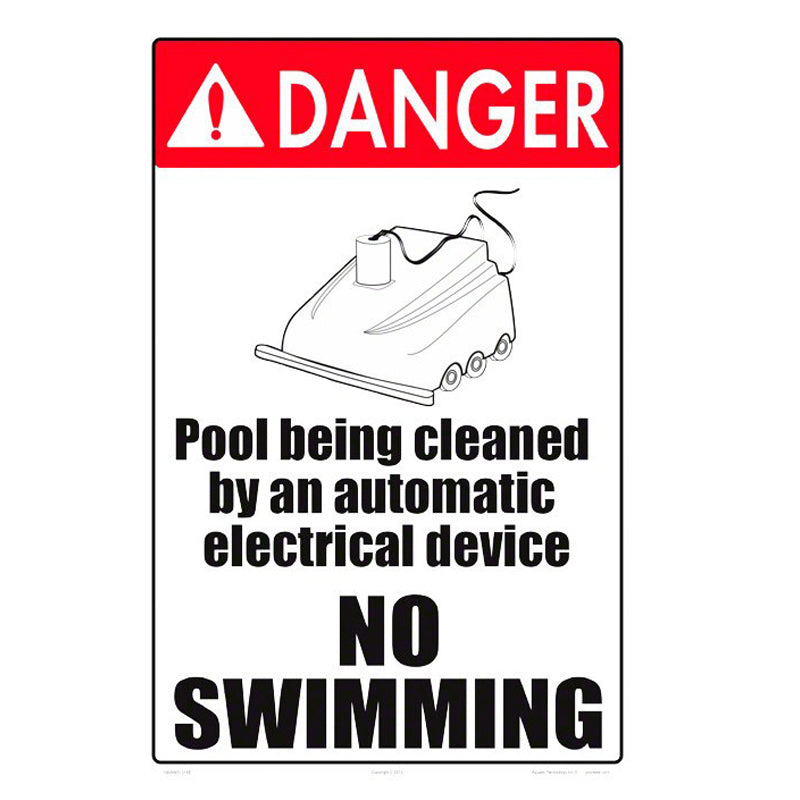 DANGER POOL BEING CLEANED