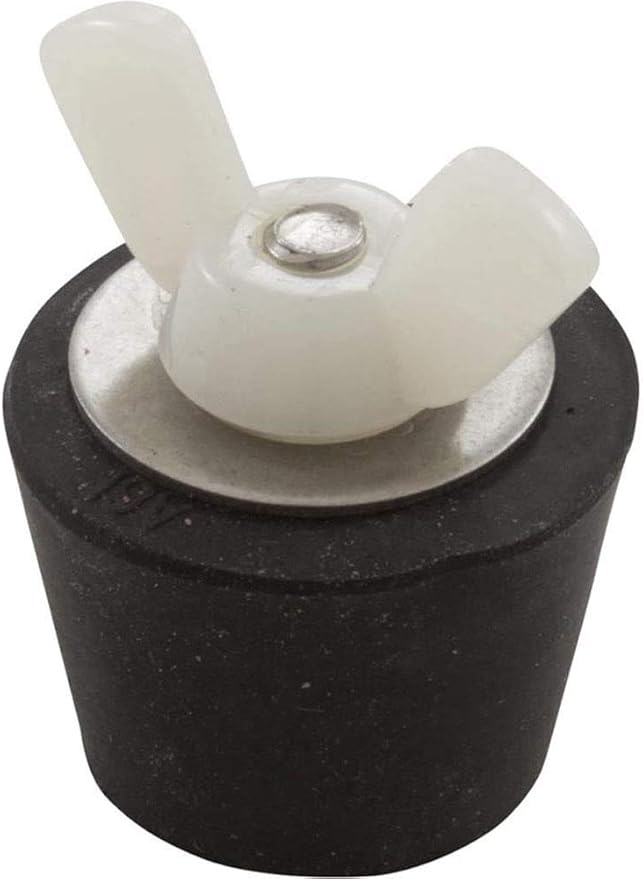 Winter Rubber Expansion Plug #6 w/ White Nylon Wing Nut for 1" Fitting | SP-206