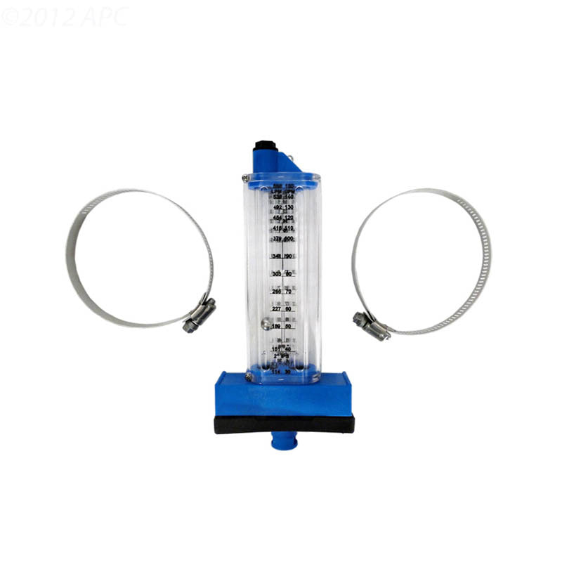 FLOWMETER 40 TO 150 GPM 2" PVC PIPE TOP MOUNT ROLACHEM
