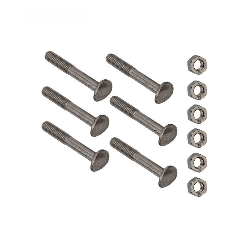 2.5" NUT AND BOLT SET OF 6