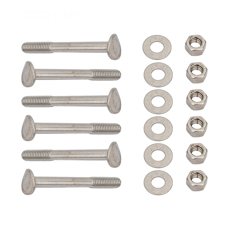 3.5" NUT AND BOLT SET OF 6