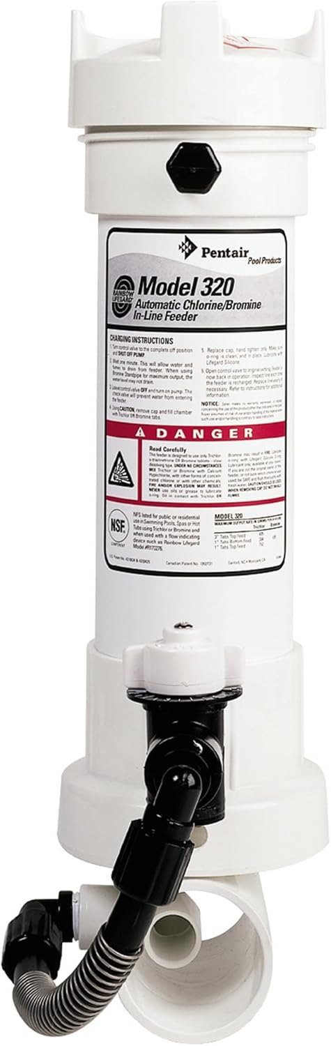 Pentair Rainbow 320 Inline Chlorine/Bromine Tablet Feeder | R171096