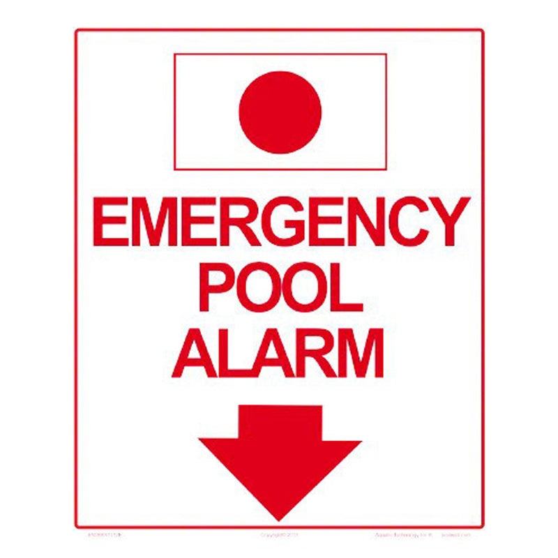 EMERGENCY ALARM SIGN