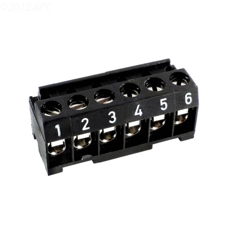 TERMINAL BAR, 6-PIN, BROW