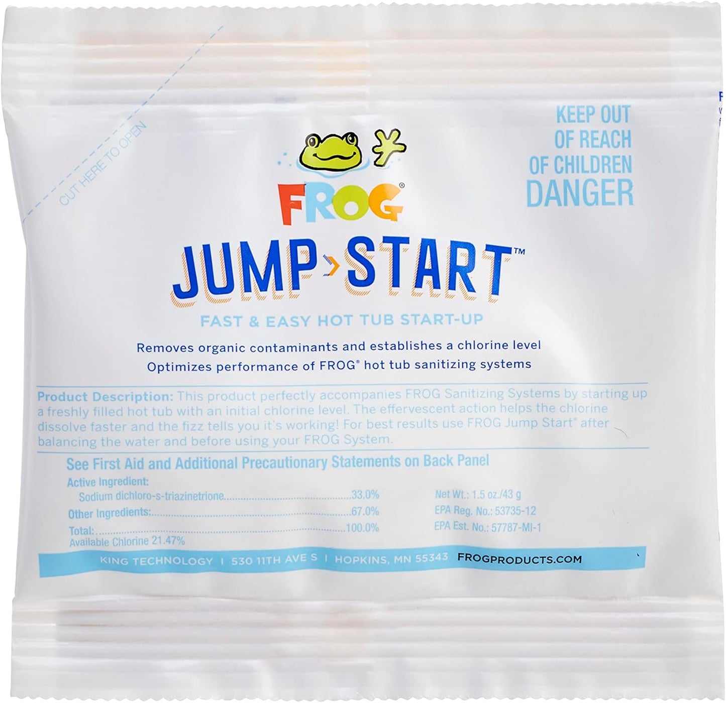 King Tech Pool Frog Jump Start Spa Shock | 1501892