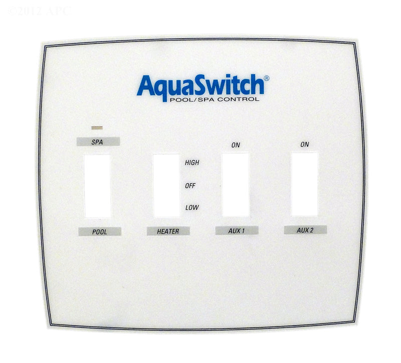 DECAL, AQUASWITCH FACE PLATE