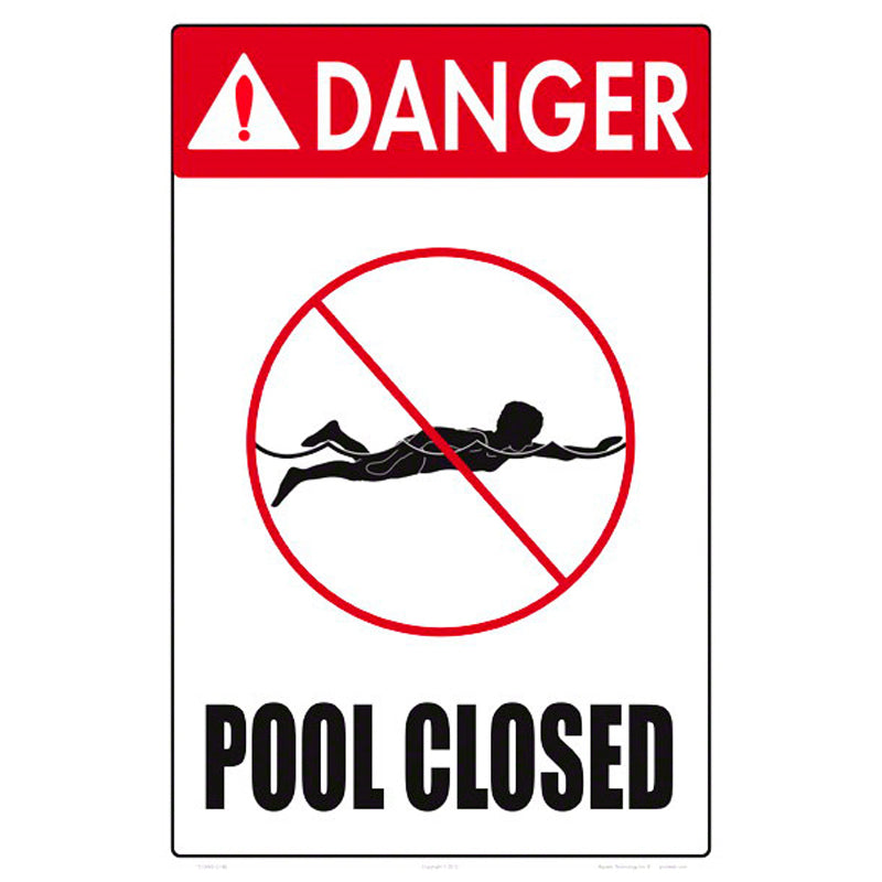 POOL CLOSED SIGN