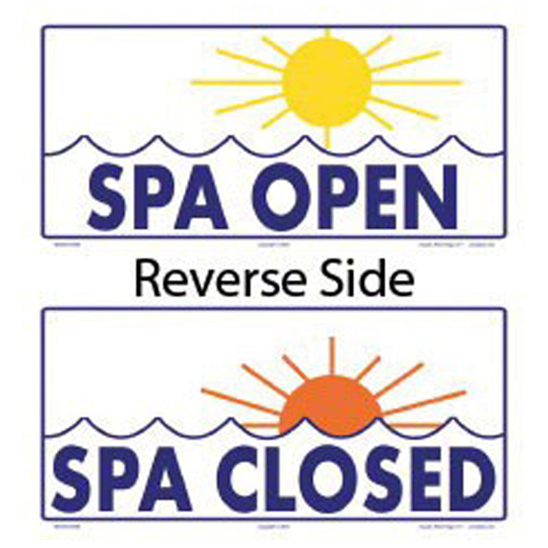 SPA OPEN/CLOSED 2 SIDED SIGN