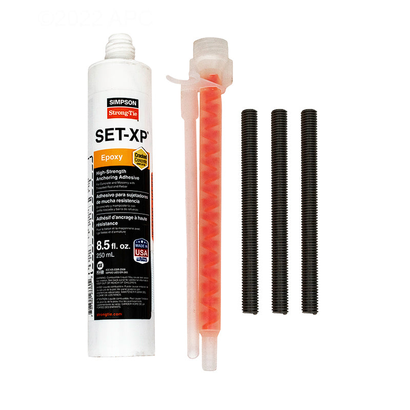 SR SMITH 3-BOLT EPOXY KIT