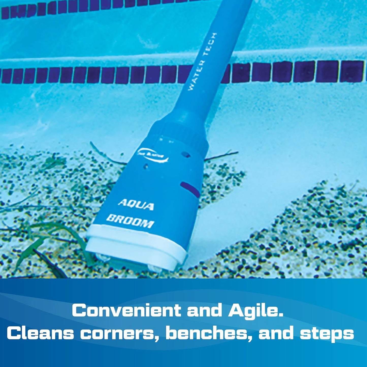 Water Tech Pool Blaster Aqua Broom Battery Operated Pool Cleaner | 10000AB
