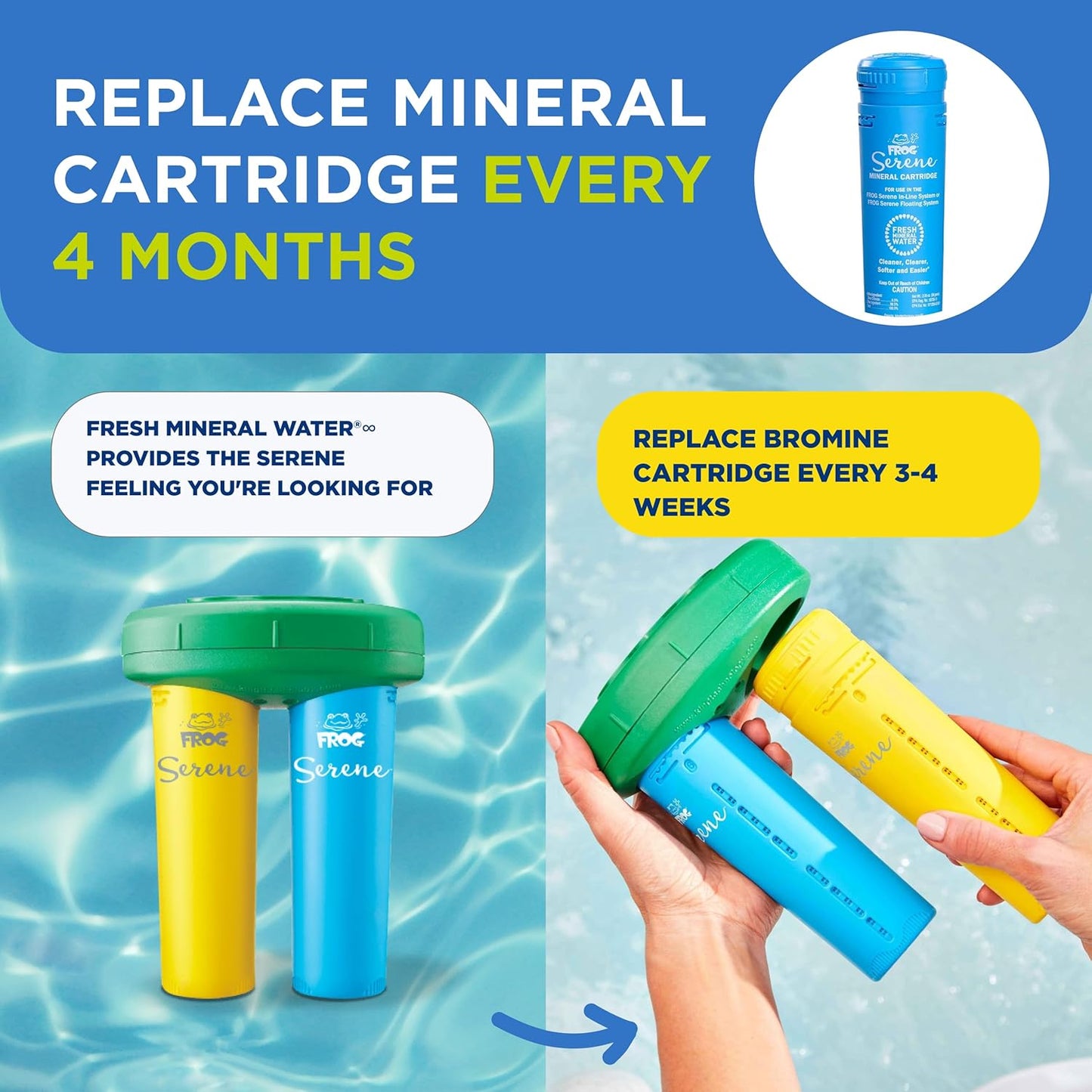 Frog Serene Mineral Cartridge for Floating/Inline System | 01-14-3812