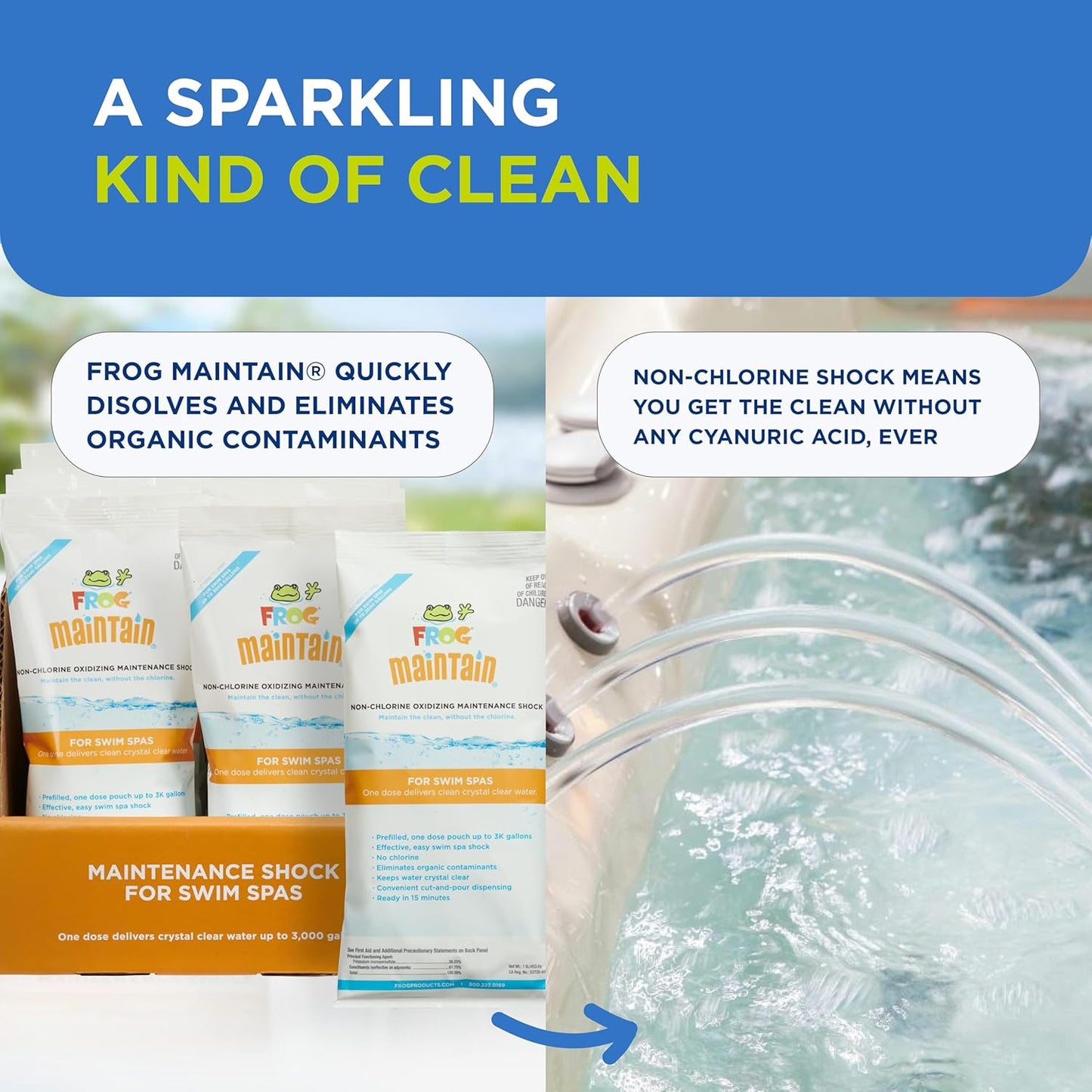Frog Maintain for Swim Spa | 1 LB | 01-14-6134