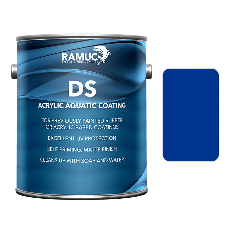 Ramuc DS Water-Based Acrylic Pool Paint, Dark Blue, 1 gal | 910130301