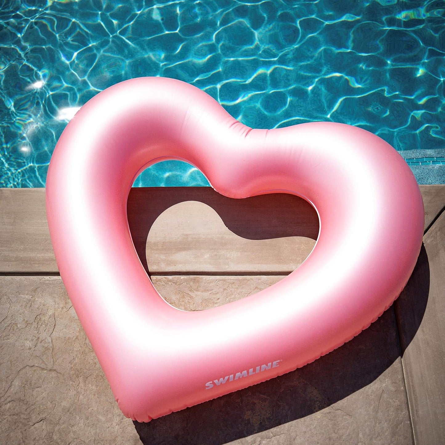 Swimline Metallic Heart Ring Pool Float | 90159