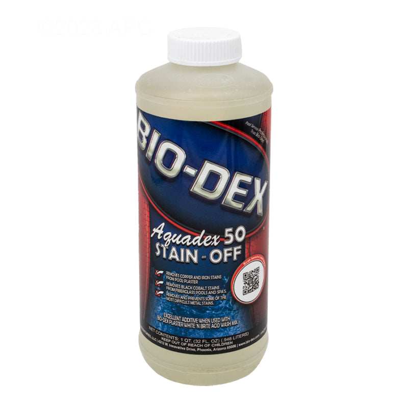 Bio-Dex Aquadex 50 Stain Off Metal Remover, 32 oz Bottle | ADQ50