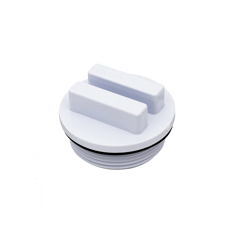 1.5" WHITE RAISED WINTER PLUG