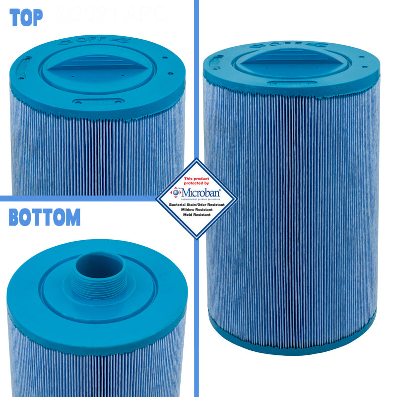 CARTRIDGE 6" X 9" 50 SQ FT HF6H47-01P MICROBAN 14701 6CH47 PTL47WPM FC0315 ADVANCED LA SPAS PACIFIC SPAS BY ABER TSC 03FIL1500 GATSBY SPAS LA SPAS