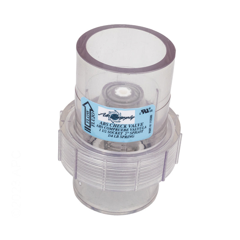 4# SPRING STYLE CLEAR UNIONIZED 1.5"SKT & 2"SPG ABS AIR SUPPLY
