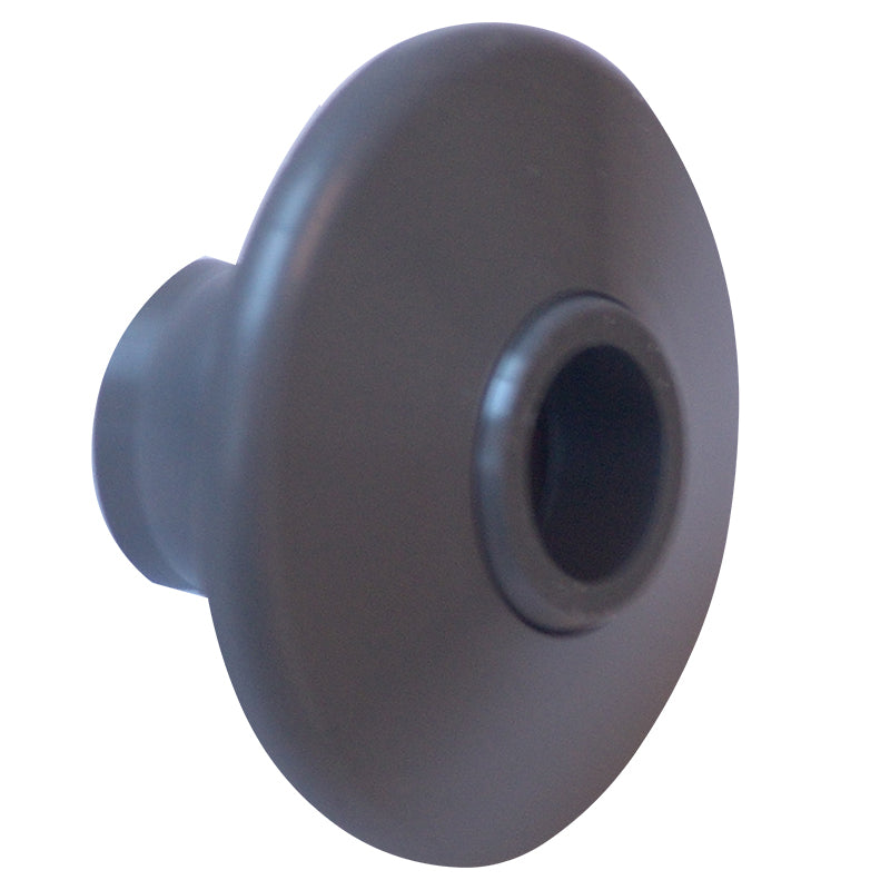 1" KNOCK-IN AUSTRALIAN RETURN FITTING WITH 1" ORIFICE DARK GRAY