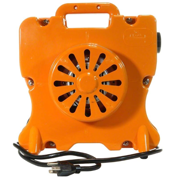 The AirSupply Cyclone Pro 3HP Pool Liner Vac & Winterizing Blower (120V, 4128100P) is a powerful orange portable electric blower with a handle and visible vents—perfect for pool liner installation or winterizing tasks.