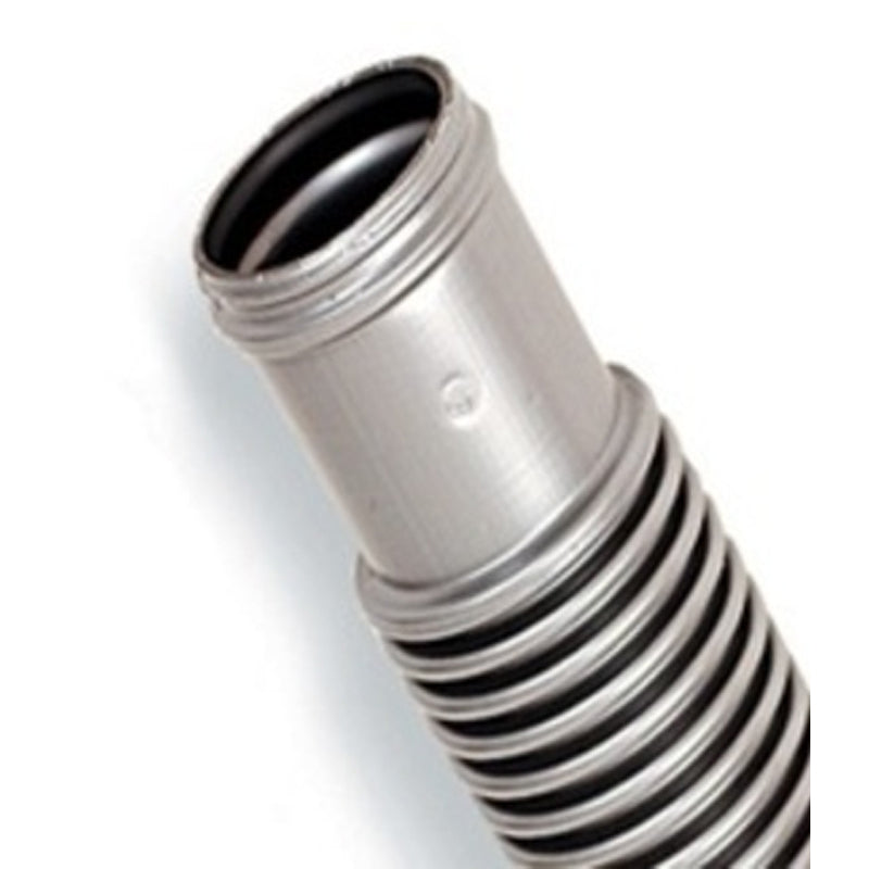 1.5" X 3' ABG FILTER HOSE BAGGED HEAVY SILVER BLOW MOLDED
