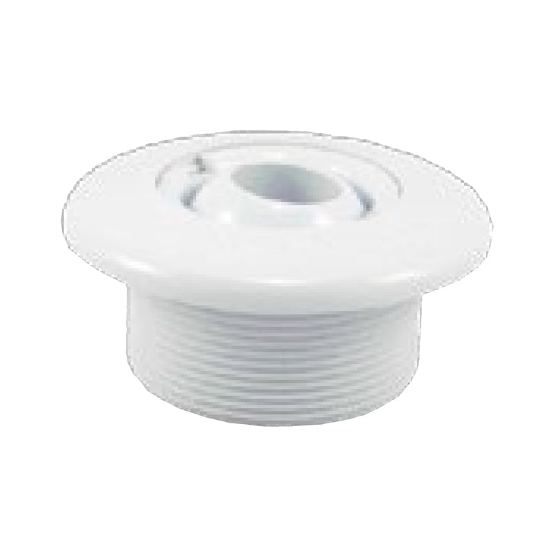 DIRWALL FITTNG(1.5" MIP, 3.5" FACE), WHITE