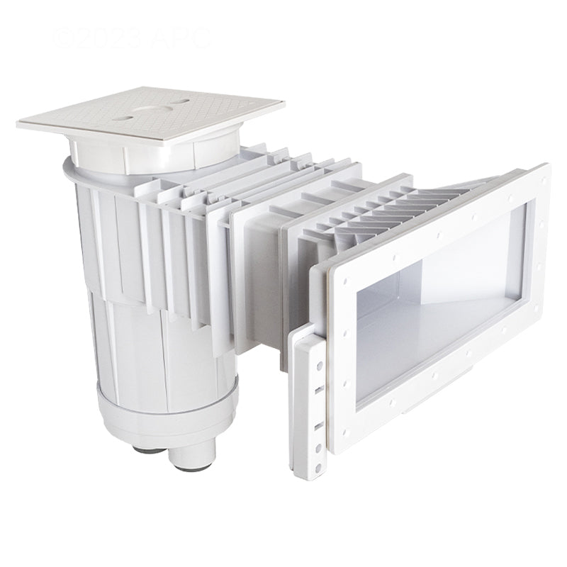 2in Spigot Square Cover White