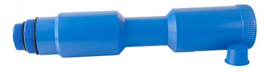 The CMP Blowout Deluxe Winterizing Tube for 1-1/2" & 2" Skimmers (25251-120-000) provides effective winter pool skimmer protection, featuring durable plastic construction and threaded ends for easy installation.