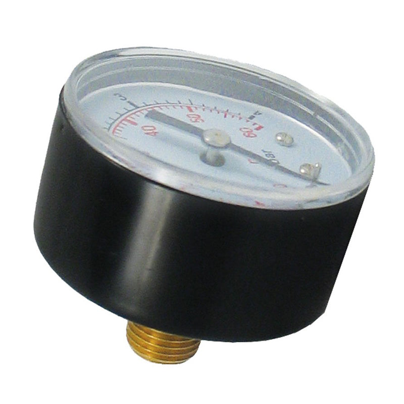 0-60 Pressure Gauge Back Mount Clam